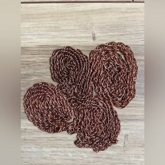 Vintage 24” copper unisex chains - Picture 1 of 8